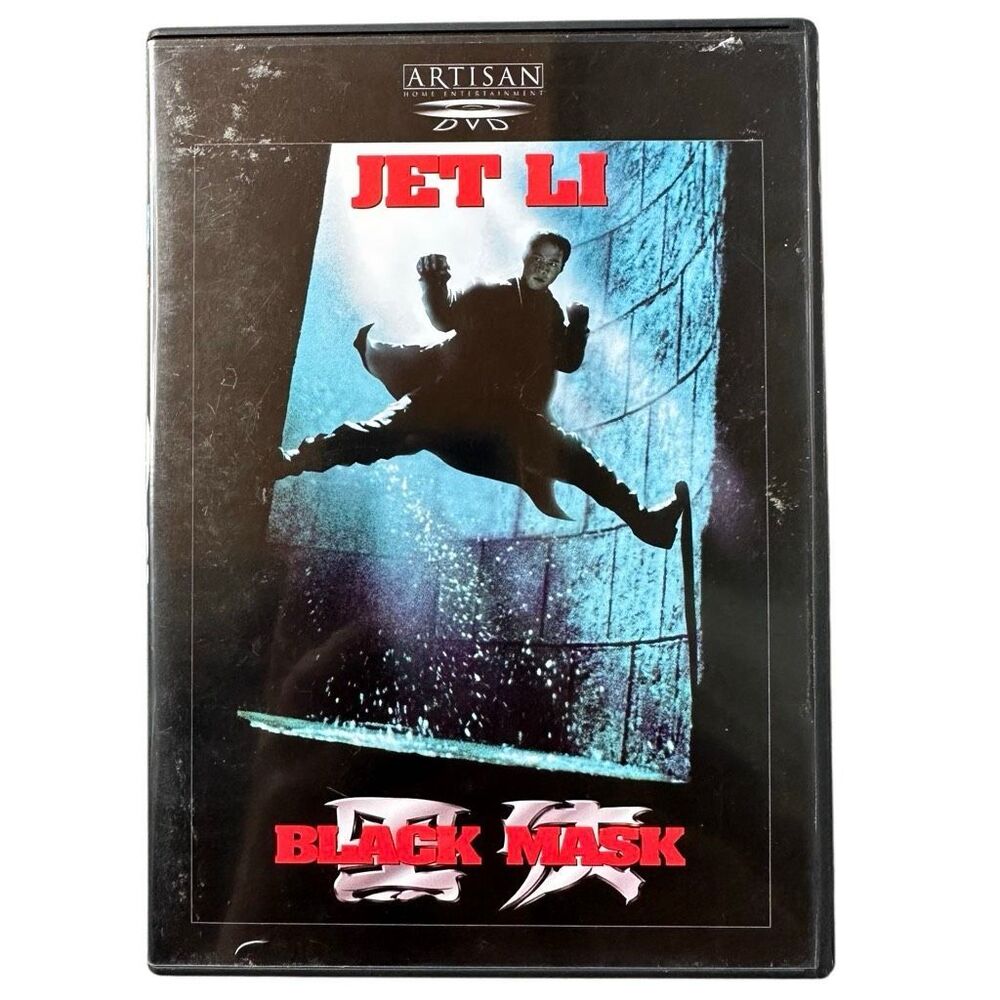 Jet Li Black Mask DVD (1999 Artisan, Widescreen) | Rare Martial Arts Classic